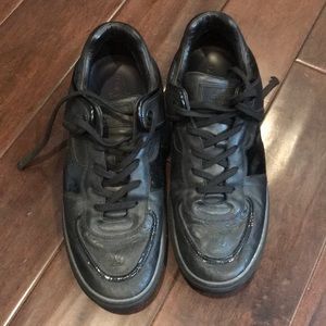 Black Louis Vuitton shoes